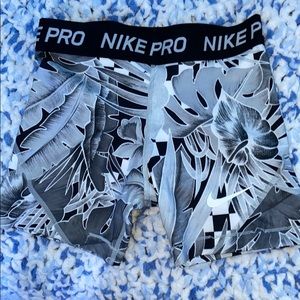 nike pro spandex shorts